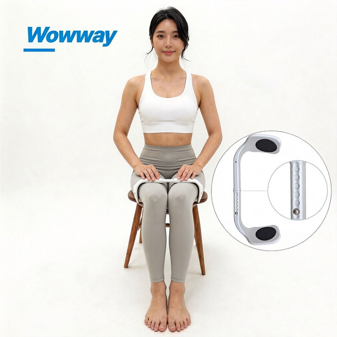 Wowway 다리꼬기 방지 다리 교정 밴드 6단계 조절 바른 자세교정기, 1개