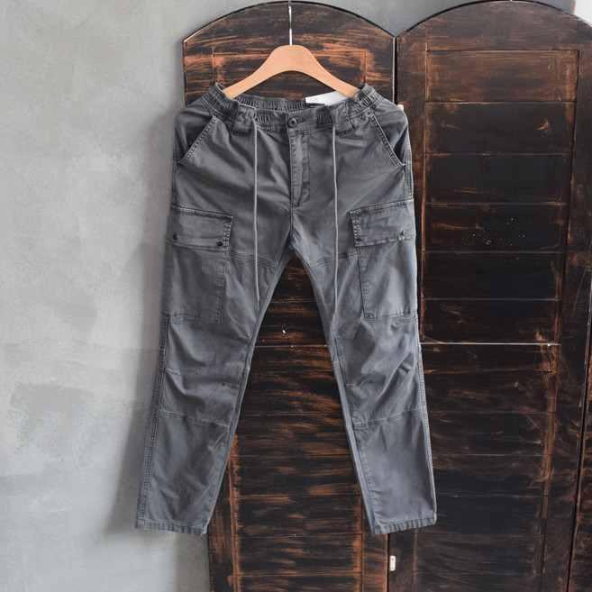 헬보이 남자 빅포켓 워싱 스판 밴딩 슬림핏 9부 팬츠 3color