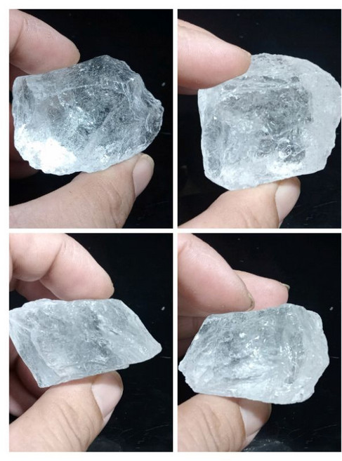 阿賽斯特萊 梵天透體白水晶原礦擺件，居家裝飾，營造空間氛圍，重70g長41mm, 6號 重70g長41mm