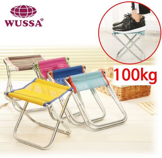 휴대용 접이식 의자 캠핑 낙시 바다 민물 낚시 미니 소형의자 간이의자 등산의자 캠핑의자 폴딩의자, 초간편 접이식의자, 1개