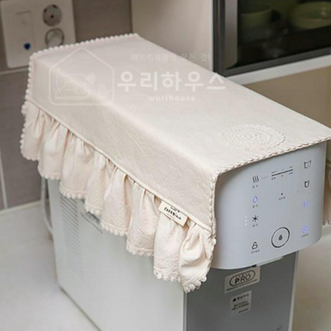 우리하우스 정수기커버(택1), 1개, 1.내츄럴크림