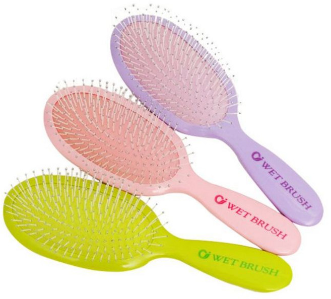 진주웻 브러쉬 (중), 퍼플, 1개