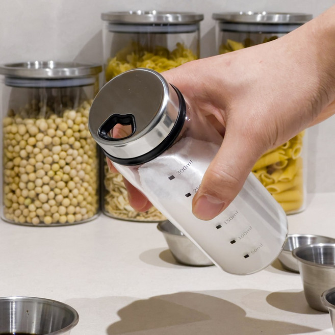 에브리윅 스텐 내열 유리 조미료통 양념통, 3개, 150ml