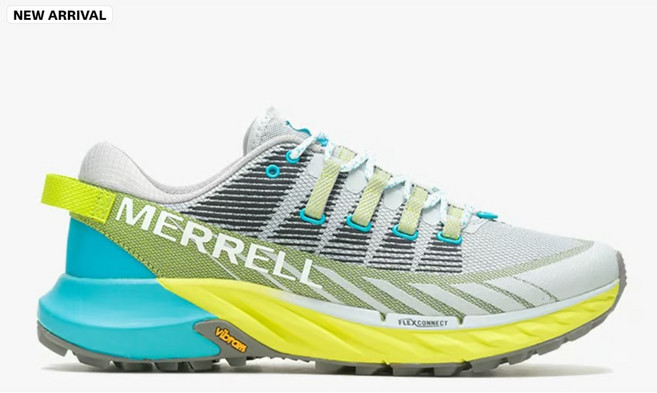【Merrell】男 AGILITY PEAK 4 越野跑鞋 灰綠色 NO.067717