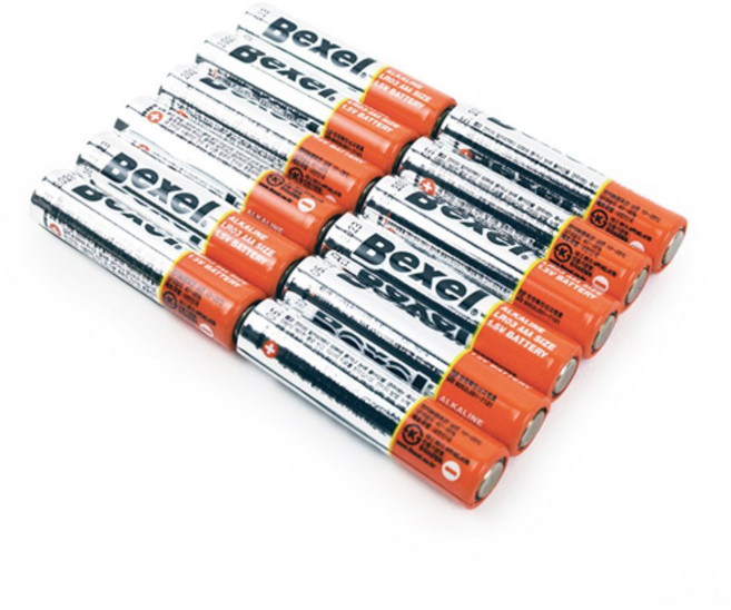 루다스 탁상시계건전지 벡셀 AAA건전지 16개