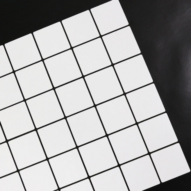 [오후 3시이전 주문건 당일출고]현대시트 현대 접착식 메탈타일 알루미늄타일 (1박스/10개입), 화이트(HMT99315)(10장/1박스), 1세트, 화이트(HMT99315)(10장/1박스)