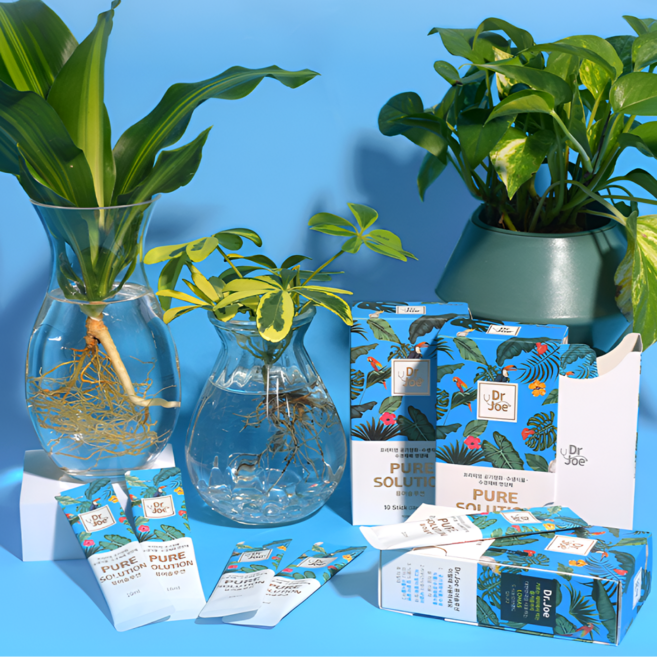 퓨어솔루션 10P 수경재배용 프리미엄 식물영양제, 1개