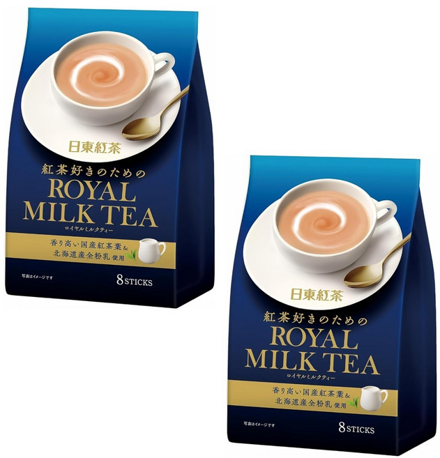 일동홍차 로얄밀크티 스틱 오리지널, 2개