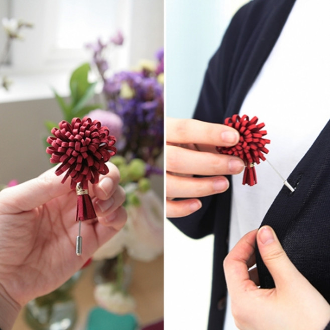 테슬 카네이션 부토니에르