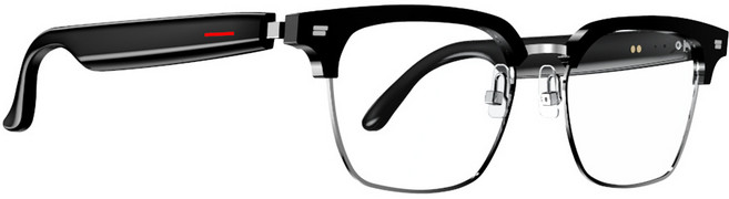 Apnoo 스마트 블루투스 안경 AI 번역 안경 회의록 전화 받기 음악 듣기 144 언어 동시 통역 무선 실시간번역안경 선글라스 블루라이트 차단 안경, E13-06 안티블루라이트 AI 모델, E13-06 투명색