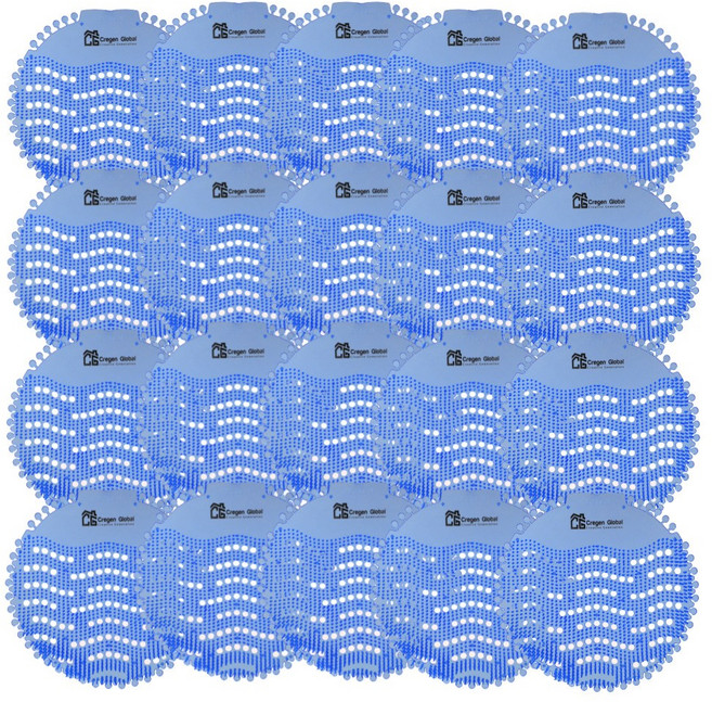 크레젠홈 남자 화장실 소변기 탈취제 대용량 오션미스트향, 오션미스트향(블루), 20개, 53g