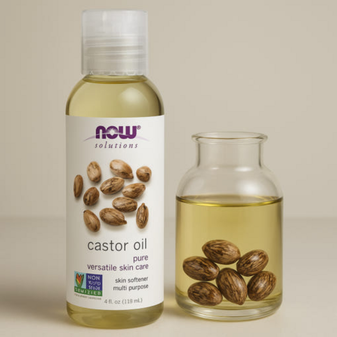 나우푸드 캐스터오일 (4fl oz), 118ml, 1개