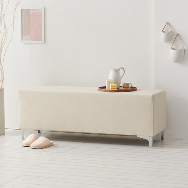 나무뜰 코젯 책장형/수납형 인테리어 벤치 소파, 코젯 1200 모던 패브릭 벤치 소파 SRS022C, 베이지
