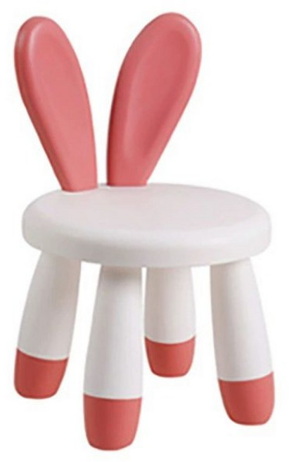 토끼 소형의자 미끄럼방지 등받이 소형 논슬립 체어, 토끼 의자 머드, 1개, 토끼 의자 머드레드