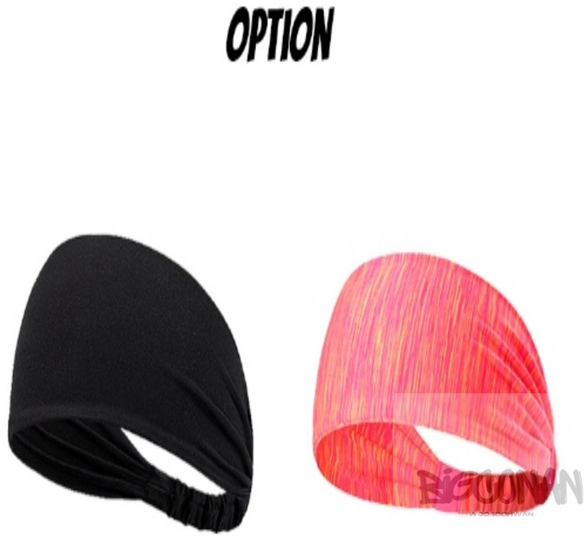 쿨 헤어밴드 복싱헤어밴드, 무늬분홍