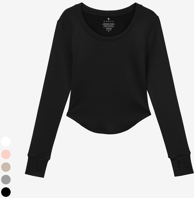 [콘치웨어] 소프트 모달 유넥탑 5colors 필라테스 요가