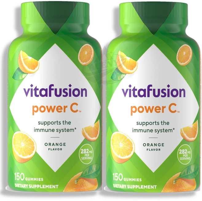 Vitafusion Power C 비타퓨전 파워 비타민 C 구미젤리 300개, 상품선택, 300정, 2개 - 쿠팡