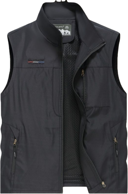 Makone 남성 봄 가을 폴라 포켓 등산 아웃도어 낚시 조끼