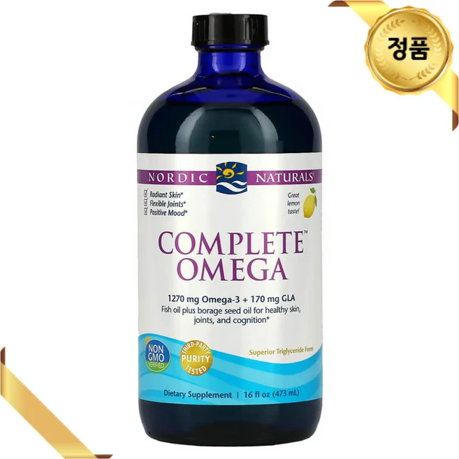 노르딕내츄럴스 컴플리트 오메가 레몬, 1개, 473ml - 쿠팡
