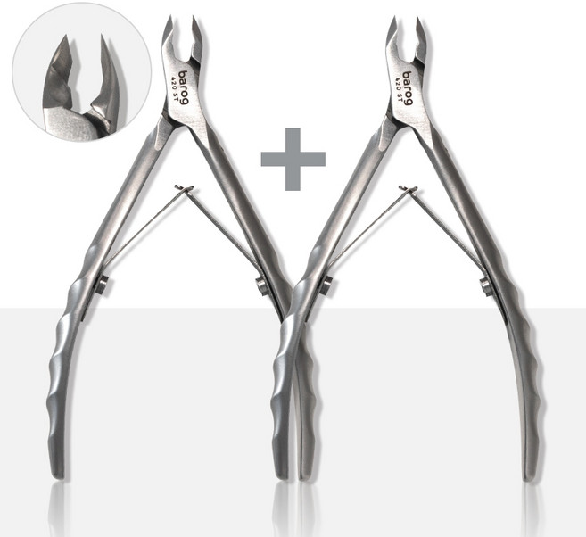 1+1 바로그 클로우 소프트 네일니퍼, 1개, 실버