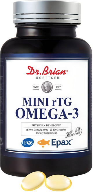 닥터브라이언 미니 rTG 오메가3 레몬향, 130정, 1개