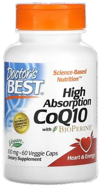 닥터스베스트 고약사 코큐텐 코큐10 피페린 100mg 60캡슐, 1개, 60정