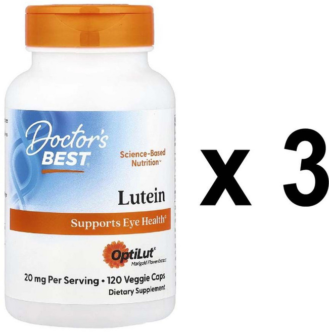 닥터베스트 루테인 옵티루트 20mg 120정 3개