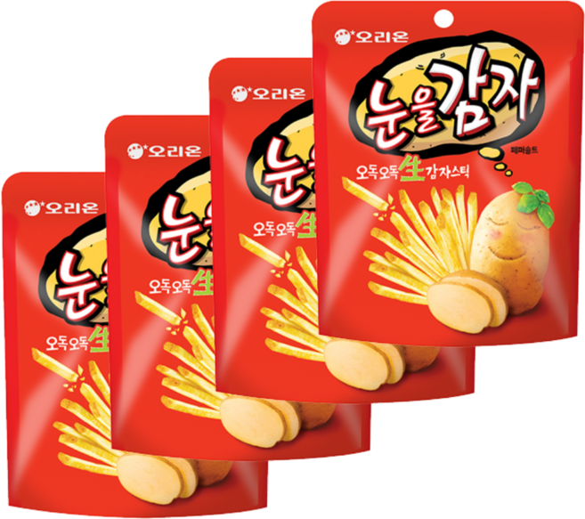 오리온 눈을감자 스낵, 96g, 4개