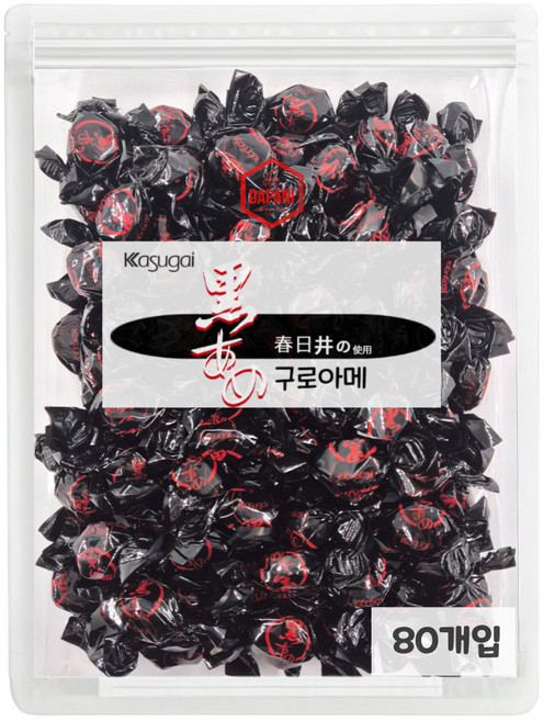 다파니 일본흑사탕 대용량 개별포장 일본캔디 80개입
