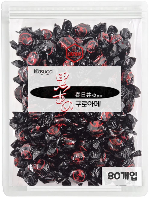 다파니 일본흑사탕 대용량 개별포장 일본캔디 80개입 - 쿠팡