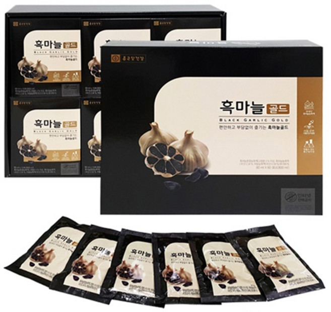 종근당 흑마늘 (80ml*60포) 흑마늘골드, 4.8L, 1박스