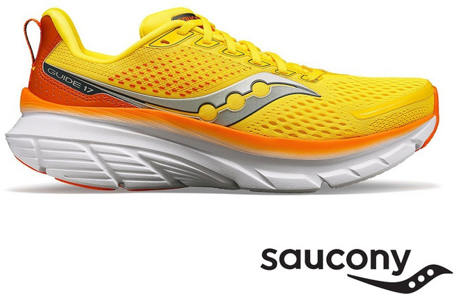 Saucony GUIDE 17 男款運動鞋 116黃 SA20936