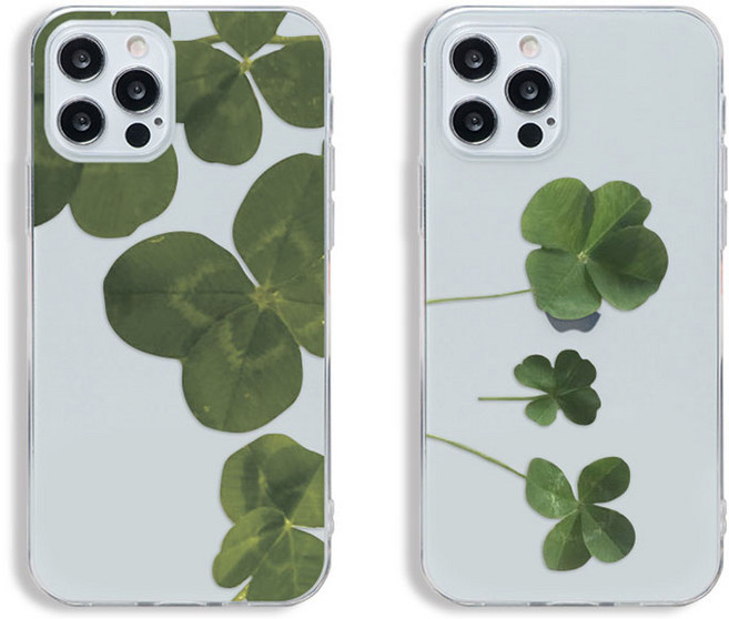 갤럭시 S25 S24 아이폰 16 15 네잎클로버 클리어 젤리케이스 9C9C 코쿼드