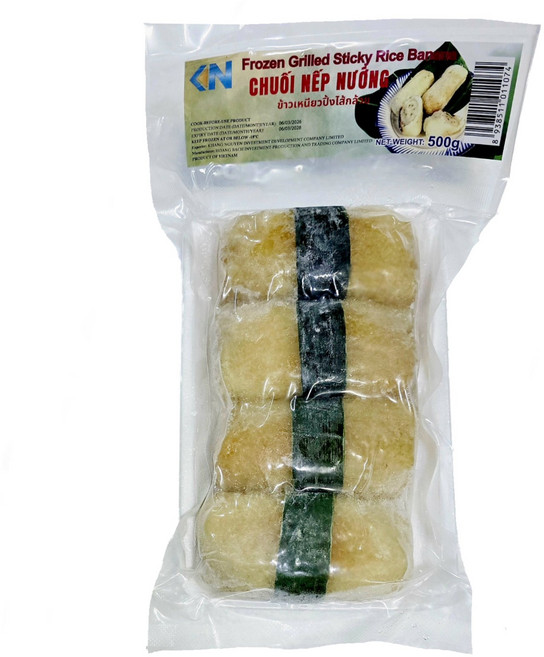베트남 바나나 찹쌀떡 그릴구이 CHUOI NEP NUONG, 1개, 500g