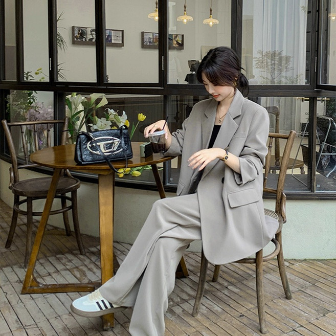 HA.M 여성 정장세트 캐주얼 데일리 오피스 면접 빅사이즈 슈트세트