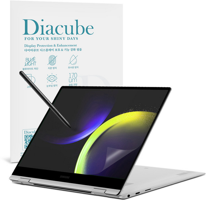 다이아큐브 노트북 저반사 사각사각 종이질감 프리미엄 블루라이트차단 필름, 1개