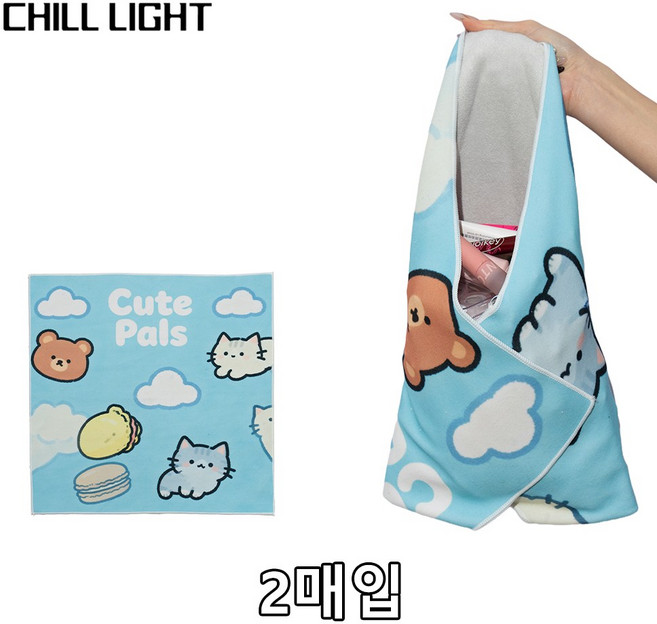 다용도 파우치 벨크로 매직 마술 자석 이너백 가방보자기