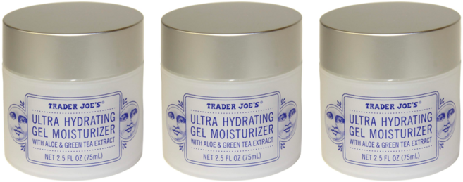트레이더조 울트라 하이드레이팅 젤 수분크림 75ml x 3 무향 모든 피부 적합 미국 승무원 추천 천연 비건