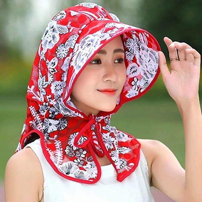 햇빛가리는모자 여름 농촌 밭일 일모자 목가리개 썬캡 캐디 모자