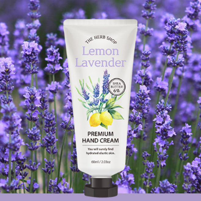 향기좋은 고보습 내추럴 핸드크림 레몬라벤더향, 1개