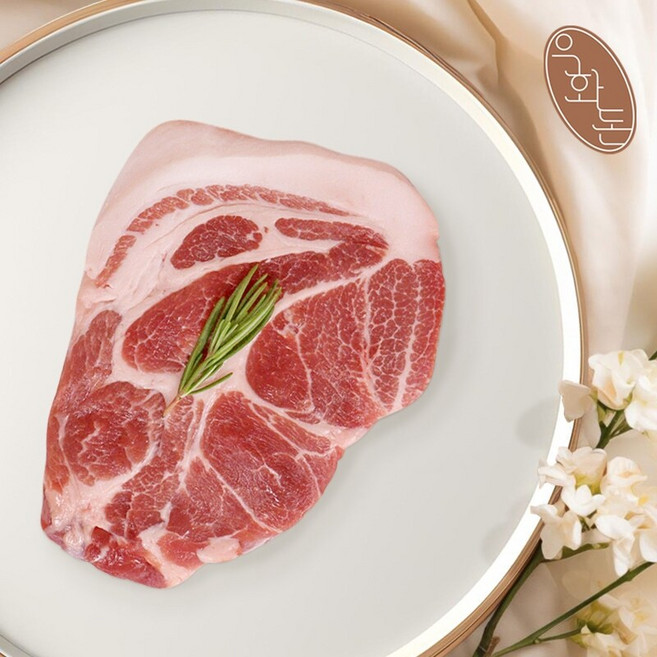 [우화돈][냉장]프리미엄 보성녹돈 목살 에어프라이용 500g, 1개