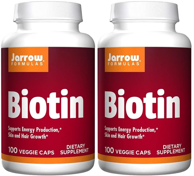 Jarrow Formulas 제로우 포뮬러 Biotin 비오틴 5000mcg 100정, 2개 - 쿠팡