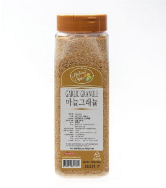 내츄럴스파이스 마늘그래뉼, 600g, 2개