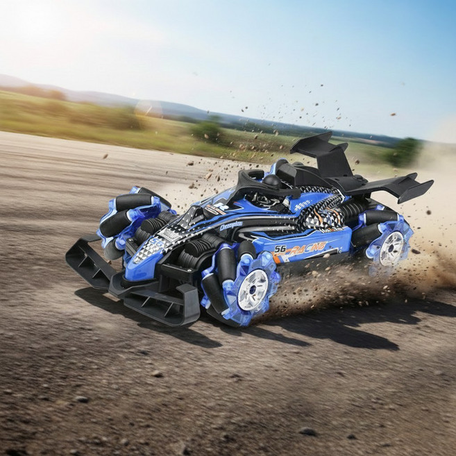 더블 스프레이 중형 드리프트 RC카 퍼포먼스 배틀 주행 알씨카, 1개, 더블스프레이 블루