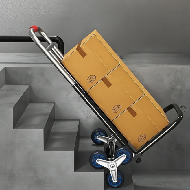 접이식 휴대용 쇼핑카트 짐 운반 손수레 접이식 핸드카트 확장형 폴딩카트, 블랙, 1개