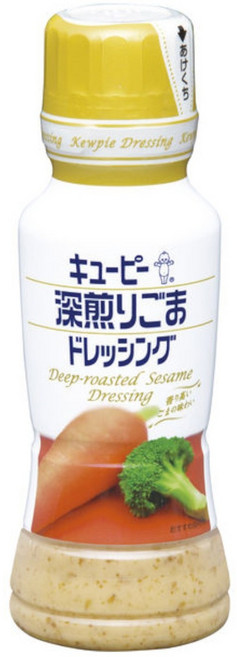 kewpie 焙炒芝麻柚子風味沙拉醬 180ml, 1個
