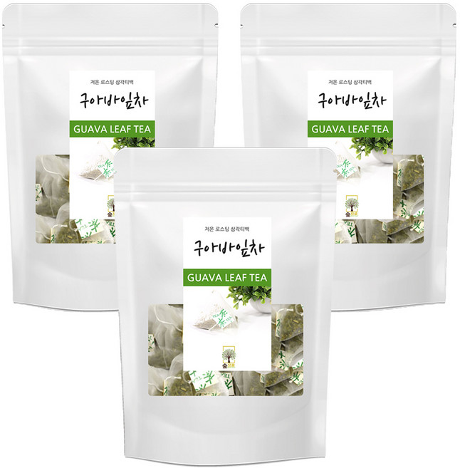 구아바잎차 25티백 삼각티백 숲으로허브, 25g, 25개입, 3개