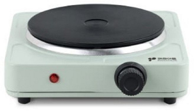 키친아트 핫플레이트 1구 세이지그린, KP-0562, 일반형