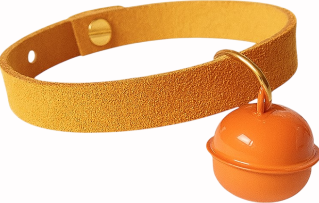 어베일텐비 아기고양이목걸이, 오렌지, 1개