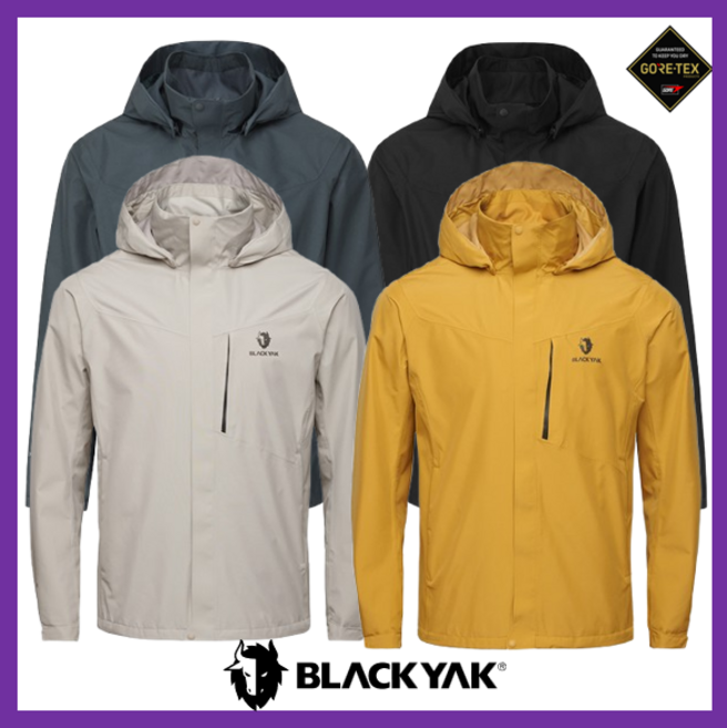 블랙야크 남성 카눈 GTX 자켓 간절 탈부착 후드 안감형 고어텍스 방수 자켓 25SS